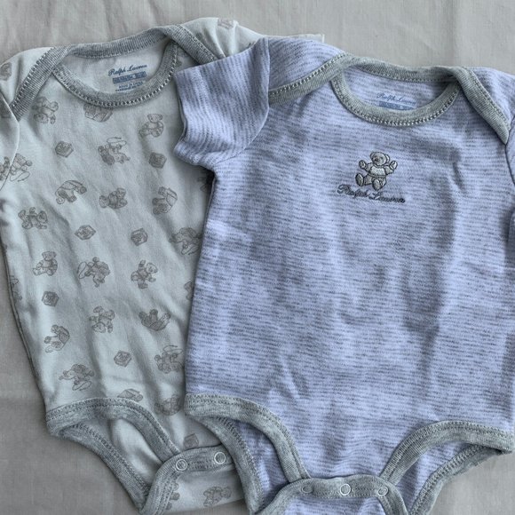 Ralph Lauren Other - Ralph Lauren Newborn Bodysuits Bundle of 2